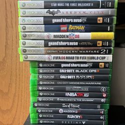 Xbox One And Xbox 360 Games For Sale