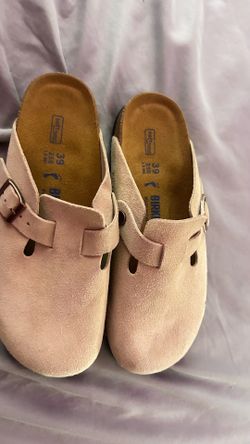 Birkenstock Boston Clogs – Beige – Women’s US 8–8.5 / Men’s US 6–6.5 (EU 39)