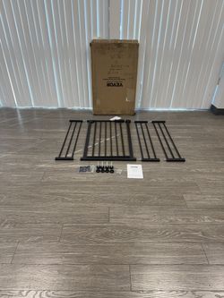 $35 #1563 (36” Tall X 24-49” Wide) Safety Gate For Baby, Toddler Or dog - Pressure Mounted