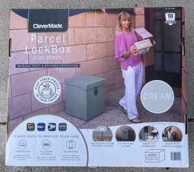 Theft Protection Clevermade S100 Parcel Lockbox NEW!