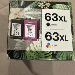 All New 63XL Ink Cartridge Replacement For Hp Ink 