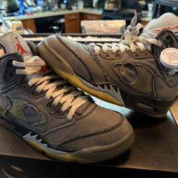 Off White Air Jordan 5 Muslin 9
