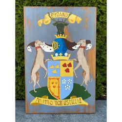 1968 Vintage sign painted as a copy of an original Pub Sign from Paradise, CA  