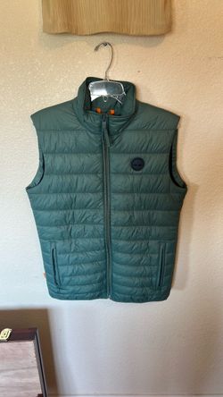 Timberland puffer vest green size small