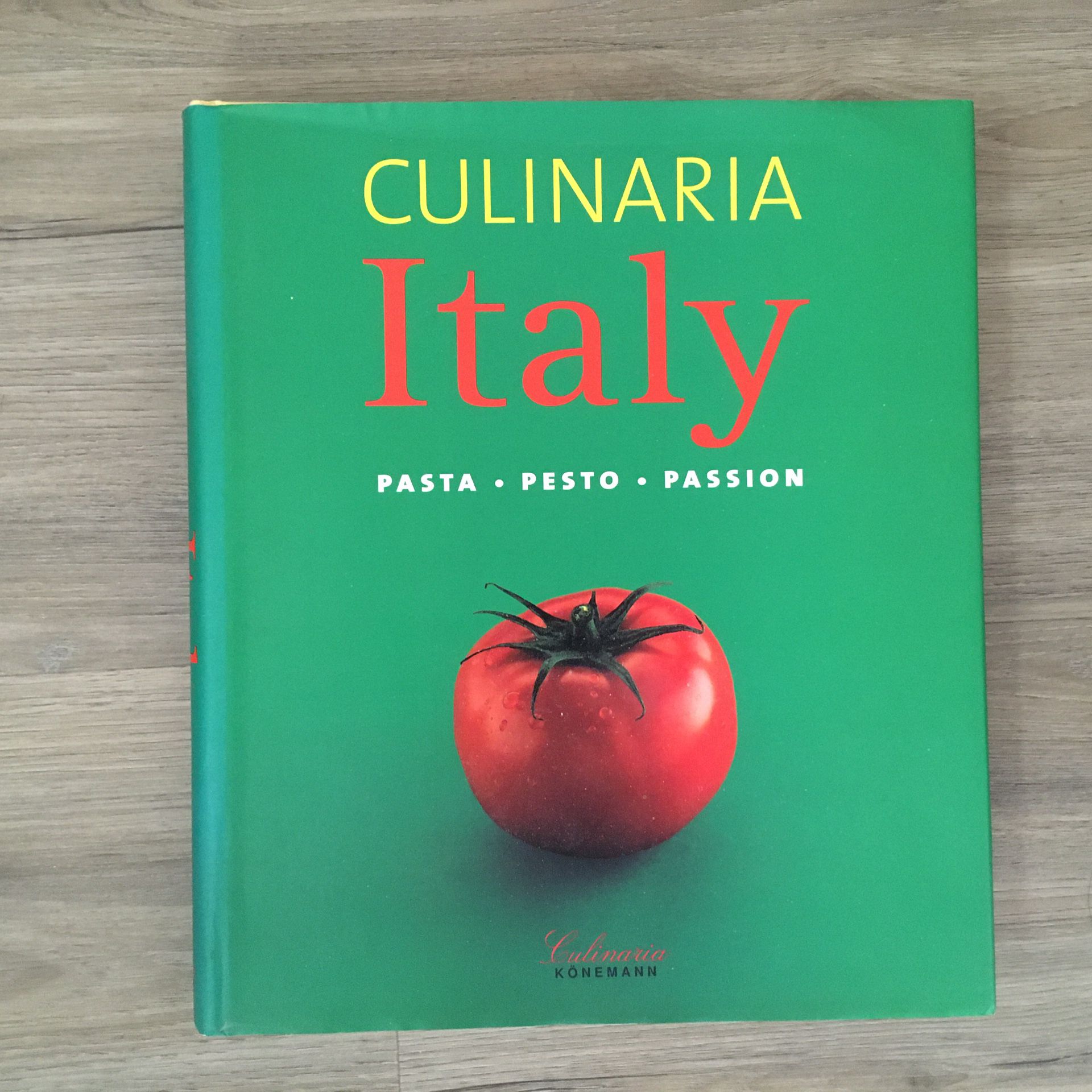 Coffee Table Decor Book Culinary Italy Hardcover Heavy 