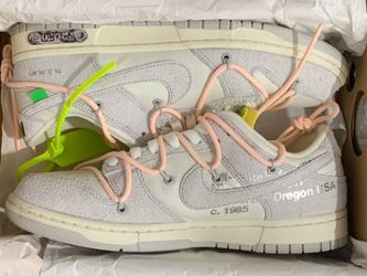 Nike dunk off white lot 12