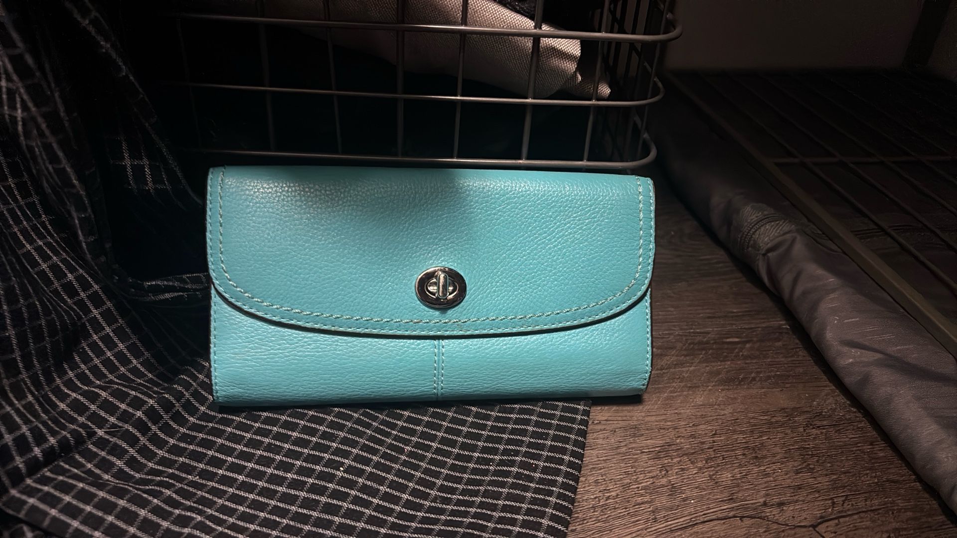 Coach Summer Blue Wallet