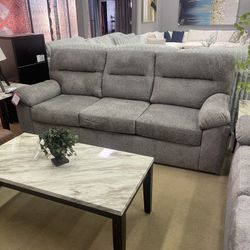 Bindura Mineral Sofa w/ Drop-Down Table
