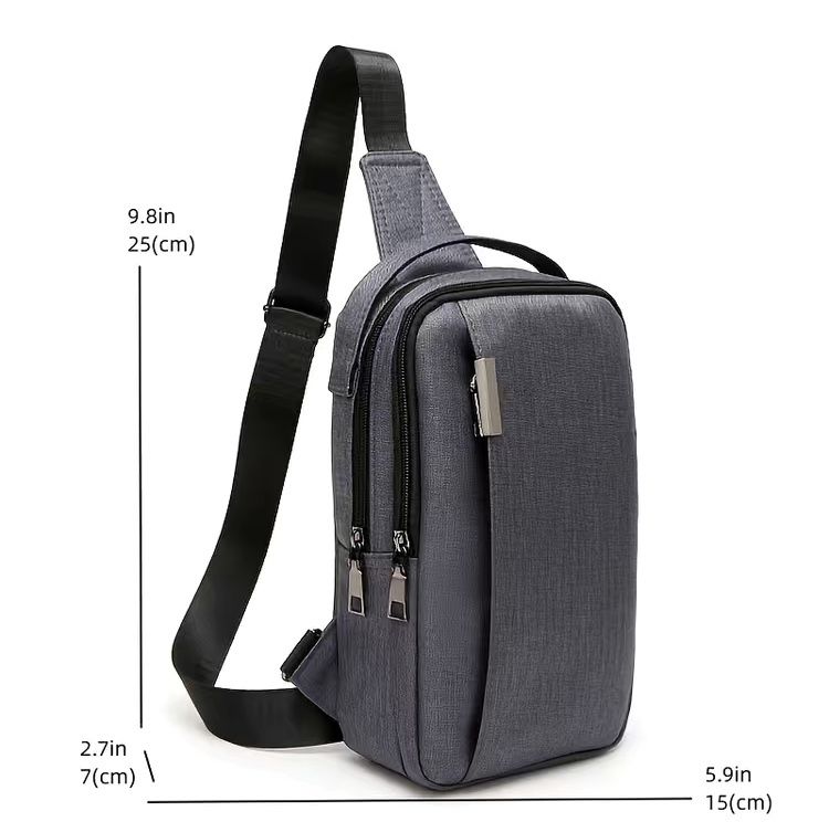 Unisex Crossbody Shoulder Bag Men Chest Bag Sling Bag Travel Gym