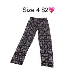 Leggings Great Condition For Girls Size 4 💖💖18