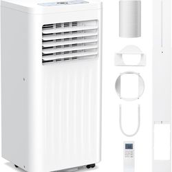 8000 BTUs Portable Air Conditioners with Cooling, Fan, Sleep Mode, Dehumidifier, 4-IN-1 Portable AC with 24H Timer, Remote Control, Window Kit  Brand 