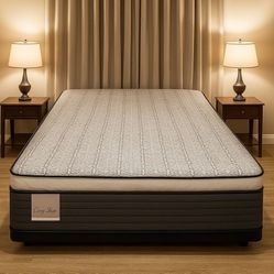 Full Size Mattress Pillow Top 14” Inches  Excellent Comfort Also Available: Twin, Queen And King New From Factory With Its Plastic Same Day Delivery 
