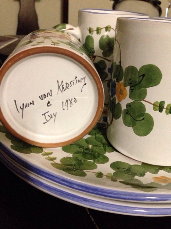 Lynn Von Kersting "Ivy" Pottery