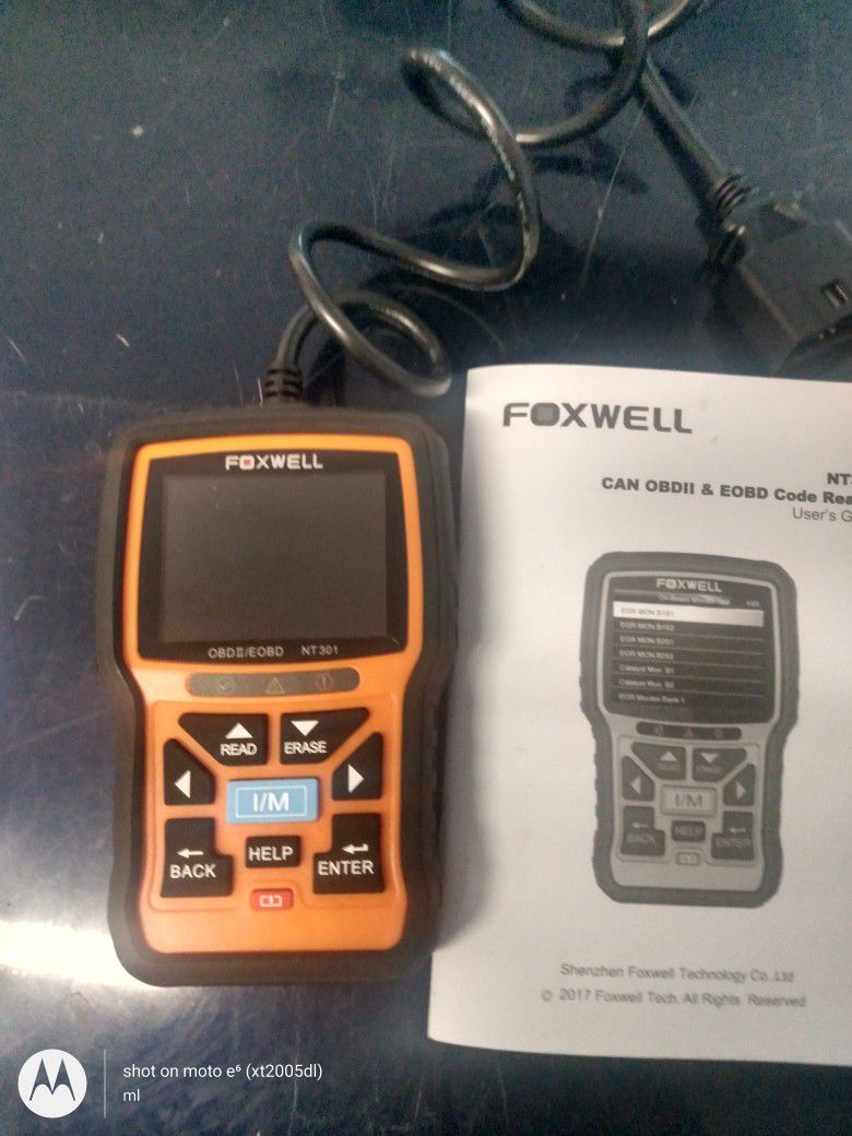 Foxwell Nt301 Can ObdII&Eobd Code Reader