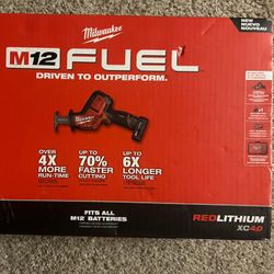 Milwaukee M12 Fuel Hackzall Kit- New In Box