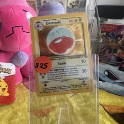 Pokemon Card Electrode Holo