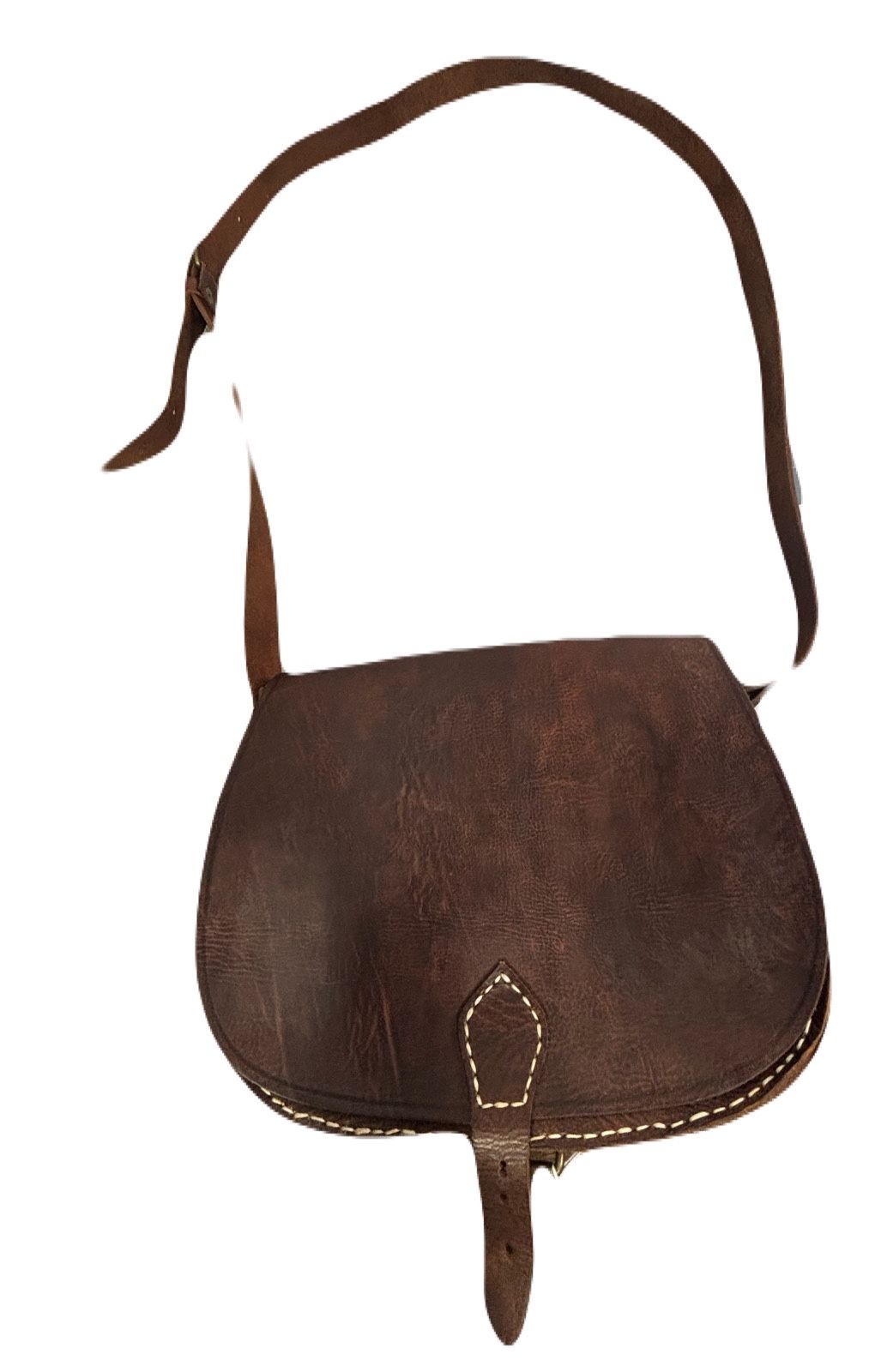 Brown Leather Cross body Bag