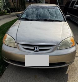 2002 Honda Civic LX Coupe - Tan Color