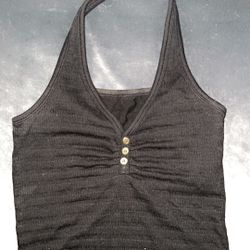 Black Halter Top 