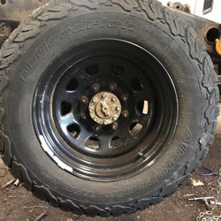 Dodge Ram 2500 17 Inch Wheels BF Goodrich Tires 