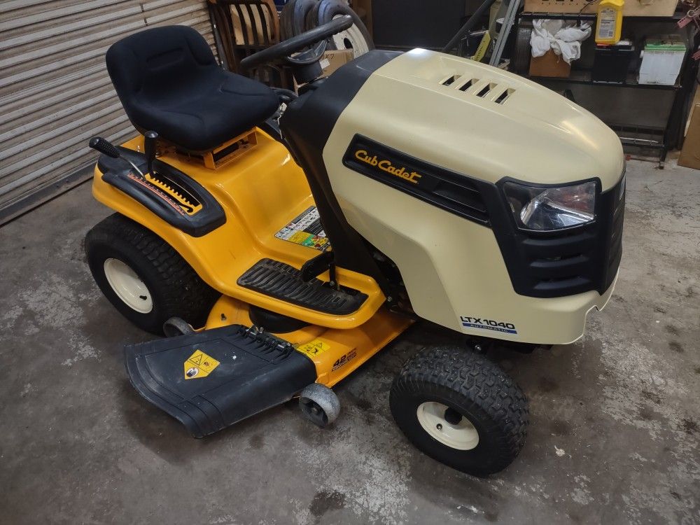 Cub cadet riding mower ltx 1040 new arrivals