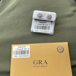 Moissanite Earrings S925