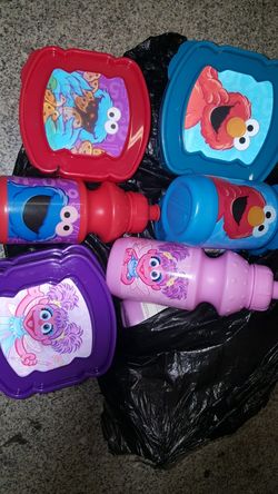 Elmo,Cookie Monster,Abby 2pc Set