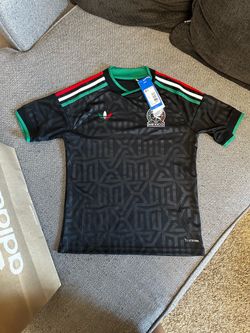 Black Mexico Jersey Medium youth