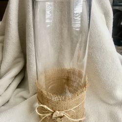 Hurricane Candle Holder Glass Cylinder 12” Tall X 4 1/2” Wide