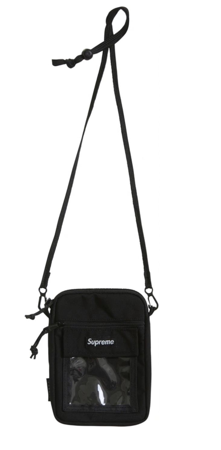SUPREME Utility Pouch Black SS19