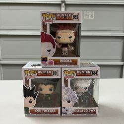 Funko Pop! Hunter x Hunter #651, #652, #654