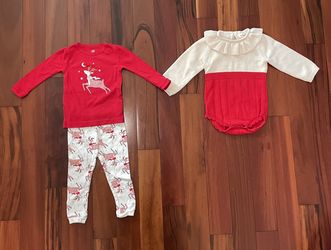12-Month Baby Christmas Clothing Bundle