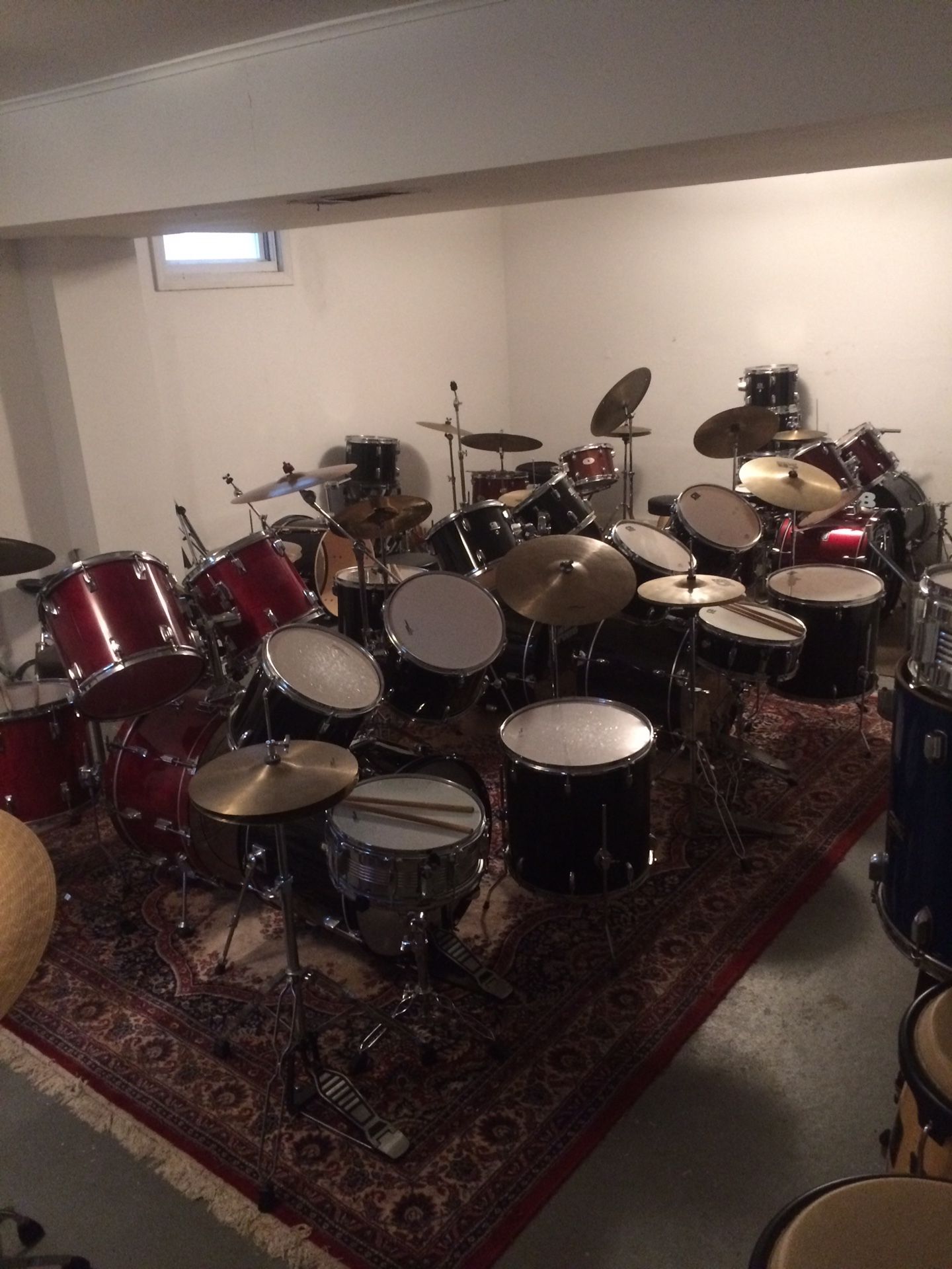 BASEMENT FULL OF DRUMS