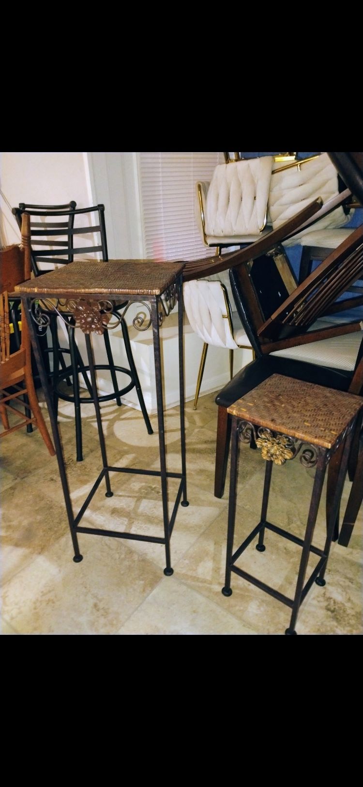 Matching Plant Stools