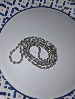 Silver necklace