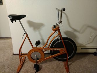 Antique Schwinn exercise bike.