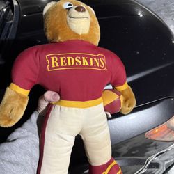 Vintage Redskins teddy bear