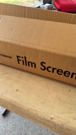 Projector screen. New