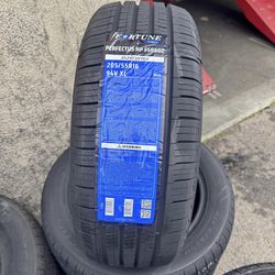 205-55-16 Fortune FSR602 A/S 94V New 4 Tires Free Mount Balance installation 205/55/16 llantas