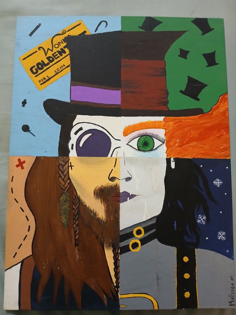 Johnny Depp Canvas Painting