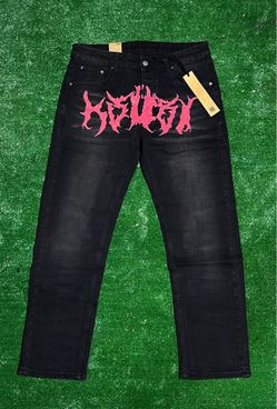 Black Ksubi print jeans