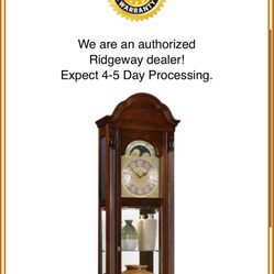 Ridgeway Grandfather Clock Model #2041