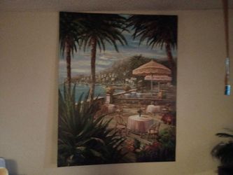 Coastal painting by the famous kasselli