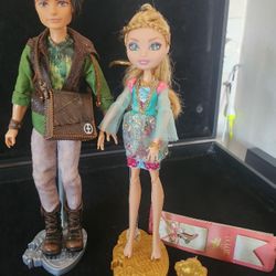 Ever After High First Chapter Hunter Huntsman & Ashlynn Ella Dolls