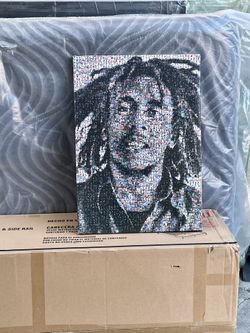 Bob Marley Mosaic Poster