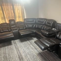 3-piece Power Reclining Sectional 