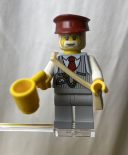 Lego Minifigure Winter Holiday Train Ticket Collector hol079 Christmas 10254