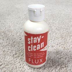 Vintage 1970s STAY-CLEAN Soldering Flux Bottle 4 oz.  - J.W. Harris Co. Cincinnati OH