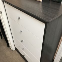 White And Grey Dresser