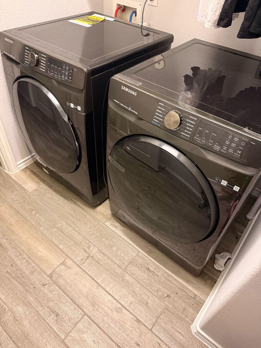 Black Samsung Washer And Dryer Set
